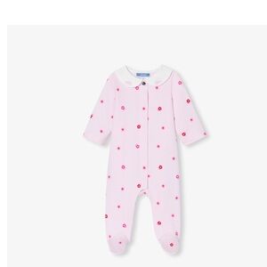 Pink Floral Kids One Piece pajama jacadi
